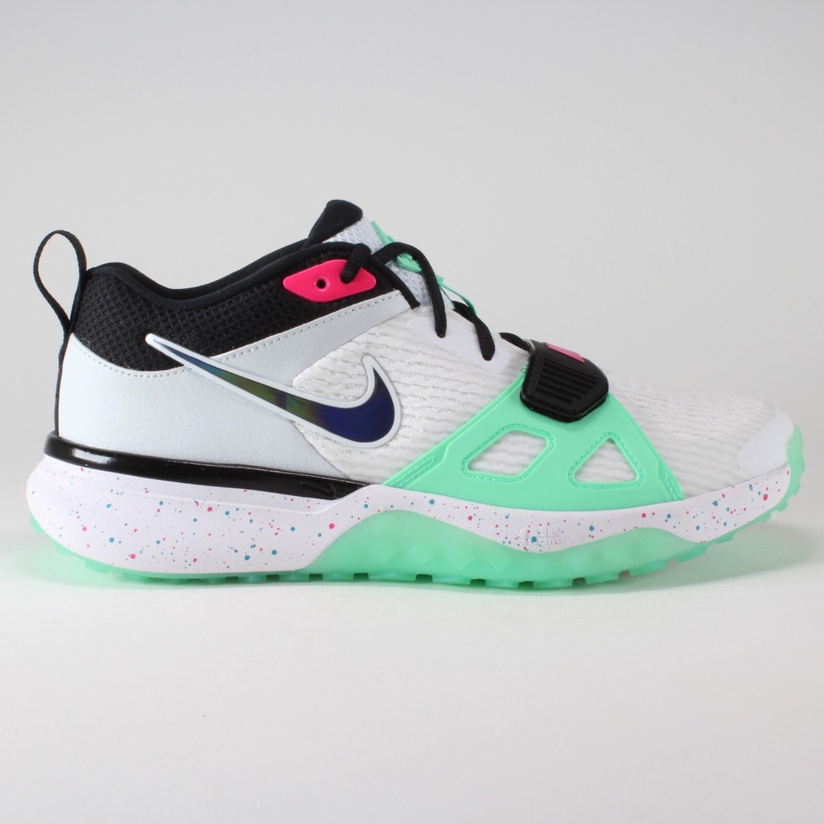 Nike Air Zoom Diamond Elite Turf White Green Pink DZ0503-100