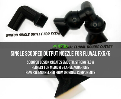 Single Output Nozzle / Outflow Outlet For Fluval FX5 FX6 External Filter Systems