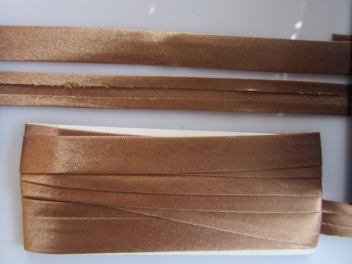 10 Meter SCHRÄGBAND wünschfarbe Satin Borte 15mm gefalzt Spitze - Bild 14 von 29