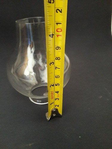 Replacement Glass Chimney For Oil Lamp 11cm X 4cm - Picture 4 of 5