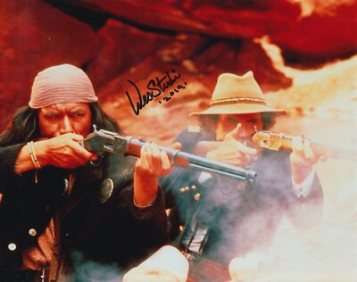 WES STUDI HAND SIGNED 10X8 PHOTO HOSTILES FILM AUTOGRAPH 3