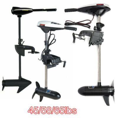 40/45/58/65lbs 12V Electric Outboard Trolling Motor Fishing Boat Outboard Engine