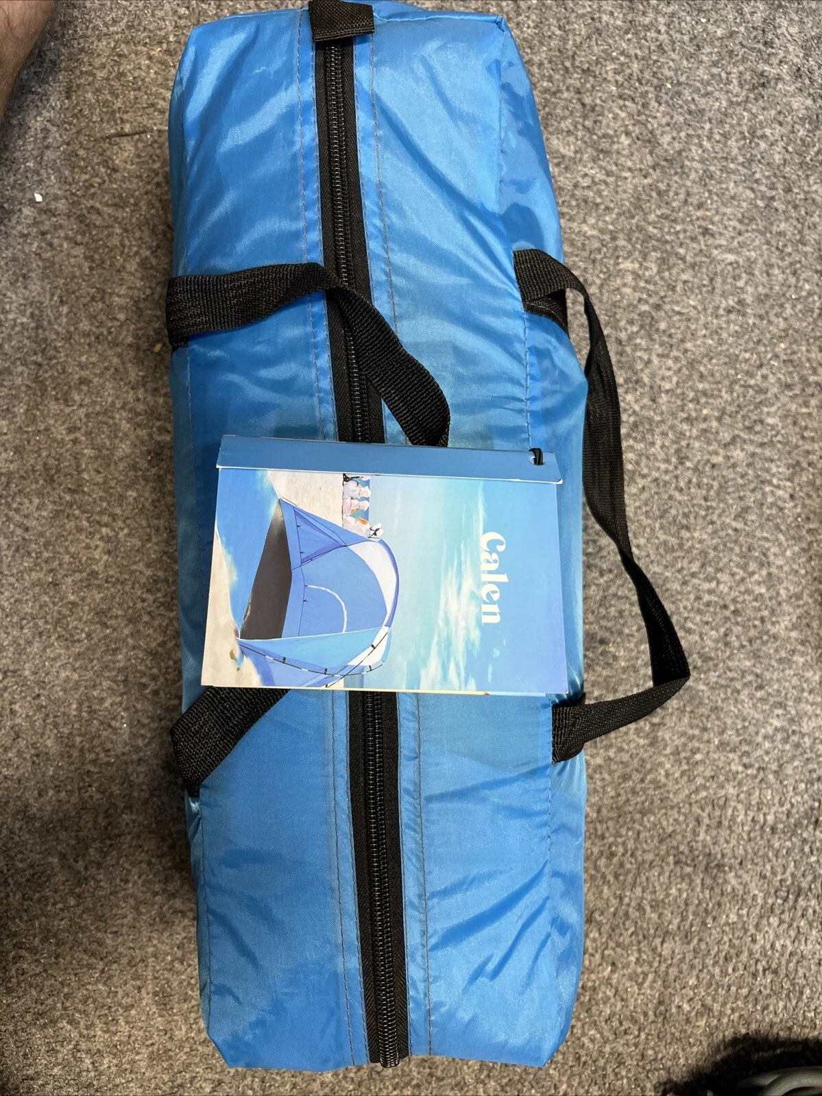 Calen Beach Tent, Beach Shade Tent for 5 person Blue