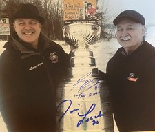 Jamie & Reggie LEACH Signed 8x10 Photo! FLYERS - PENGUINS! Stanley CUP !! W/COA