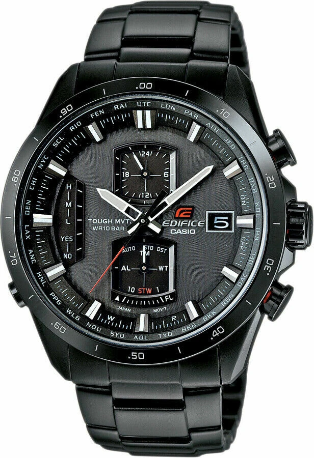 Casio Edifice Worldtimer Chronograph Men&#039;s Watch EQW-A1110DC-1A eBay