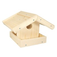 Vogelhaus Futterhaus Nistkasten Holzbauset Unbehandelt Natur Basteln