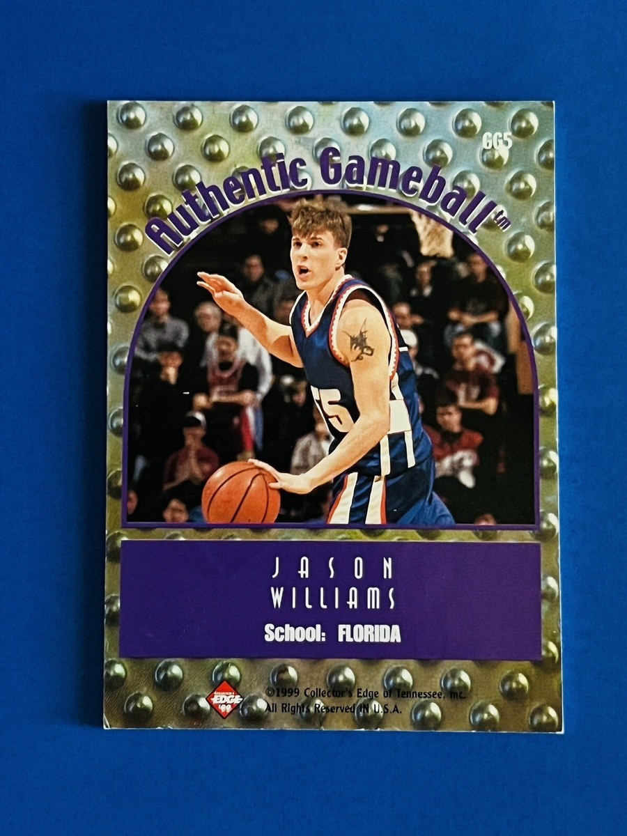 極希少1999年NBAジャパンゲームスレセプション招待状キングス主要選手サイン入 1999 Edge Jason Williams Kings Authentic Basketball Gameball