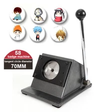 Button Maker 58mm Card Badge Punch Press Machine 500 grams Parts Circle Cutter