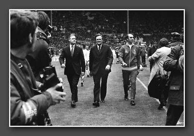 Stokoe Revie Leeds Sunderland FA Cup Final 12''x8'' Professional Photo
