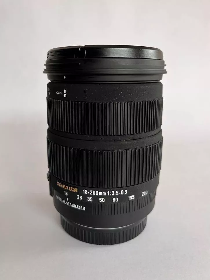 Sigma 18-200mm F3.5-6.3 DC OS Zoom Lens For Canon Digital SLR