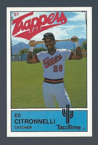 1987 Taco Time Coca-Cola Salt Lake Trappers Minor League baseball card - PICK