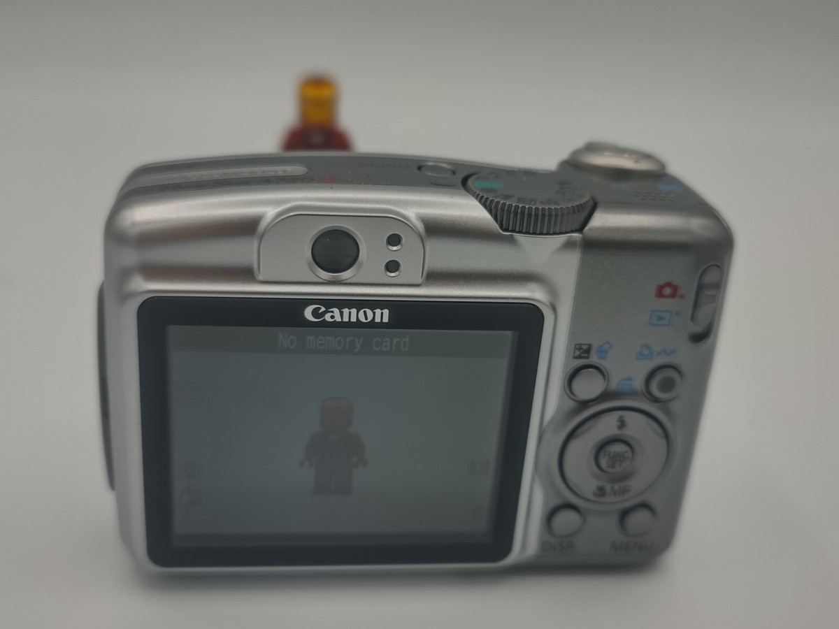 Canon PowerShot A720IS 8MP Digital Camera - Silver - TESTED! | eBay