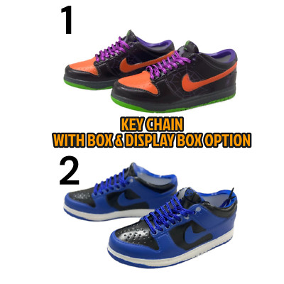 SB Dunk Low Mini Shoe Sneaker Key Chain, Bag Charm Collectible With Display Box