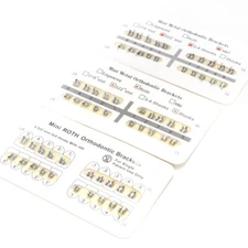 Dental Orthodontic Bracket MIM Monoblock Mini/Standard Roth/MBT 022/018 345 Hook