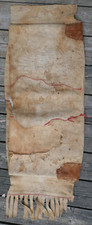 Antique Northern Plains Native American Leather Large Bag