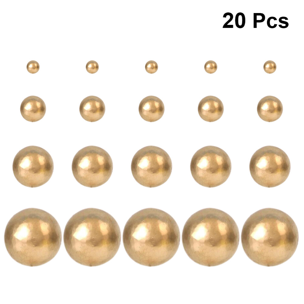 108-teiliges Cake Topper Set – Goldene, Weiße & Blaue Kugeln In 5 Größen Für Kuchen-Deko