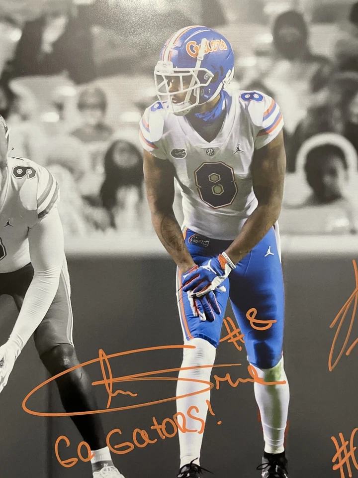 Kadarius Toney & Trevon Grimes Signed Florida Gators 16x20 Photo JSA - Image 3 of 4
