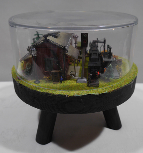 Modelleisenbahn Diorama Spur N - Durchmesser ca. 20 cm -Standmodelle - Bild 4 von 5