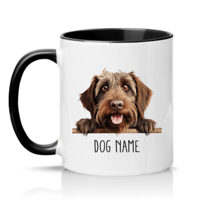 Hund Name Drahthaar zeigender Gänseblümchen Rasse Geschenk 11 Unzen Becher