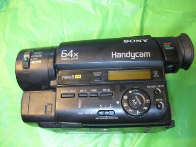 【再生OK】SONY CCD TR270 ビデオカメラ 8mm 828 Sony CCD-TR67 Video 8mm Analog Camcorder - Record Transfer Watch