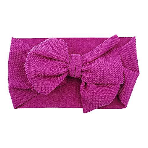 Big Bows Baby Girl Headbands with Bows Elastics Nylon Hairbands KK10-1 - Picture 4 of 6