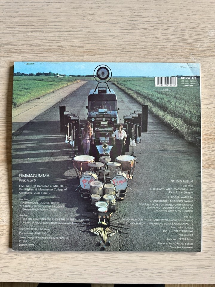 Pink Floyd Ummagumma Gigi cover double vinyl LP eBay