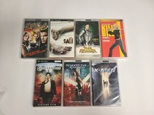 Sony PSP Cases OEM Empty Replacement Game Cases With Inserts UMD Video 7 Lot