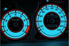 Mazda Xedos 6 9 Millenia glow gauges dials plasma dials kit tacho design 2 Xedos