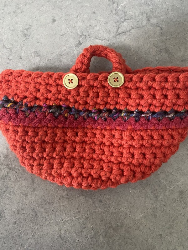 Handmade Whatnot Basket, Crochet