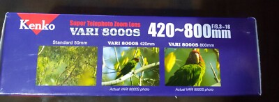 420-800MM 420-800/8.3-16 KENKO VARI 8000S IN T-MOUNT, BOXED/190091