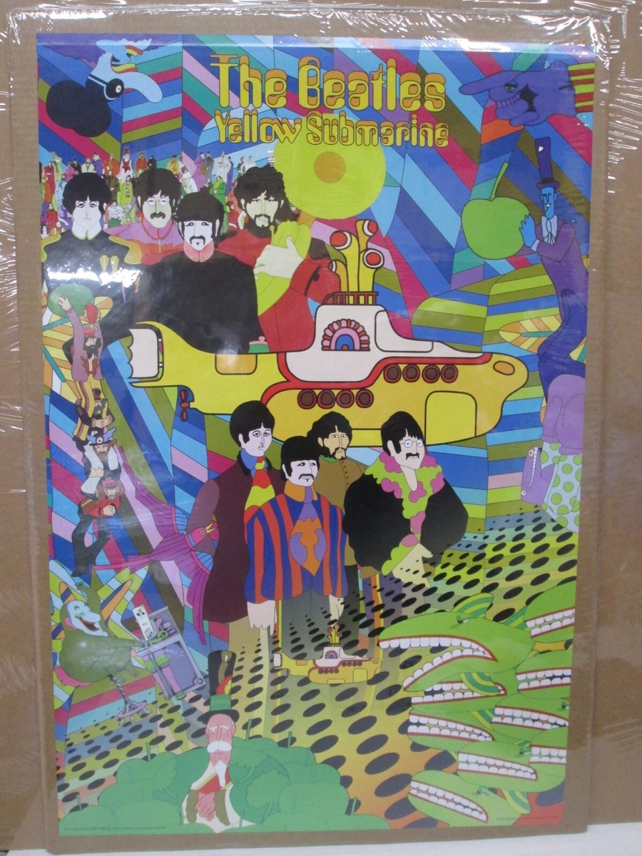 VintageThe beatles yellow submarine 2007 poster 16047 | eBay