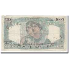[#646995] France, 1000 Francs, 1946, 1946-01-17, TB+, Fayette:41.10, KM:130a