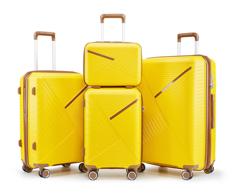 Suitcase Set Expandable With 360&deg; Double Spinner Wheels Tsa Lock