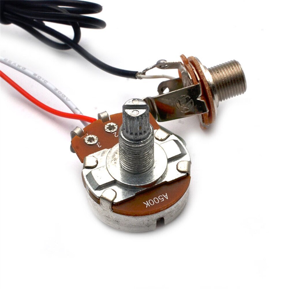 Guitar Wiring Harness Prewired 3 Way Toggle Switch 500K Pots