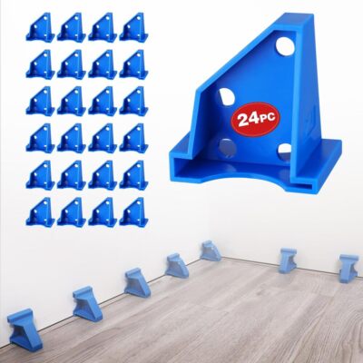WORKPRO 24-Pack Floor Spacer 2 In 1 Laminate Flooring Spacers with 1/2'' 1/4'' Gap