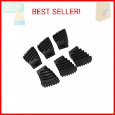 6Pcs Yootones Black Drum Rack Rubber Feet Compatible with Drum Hardware Cymbal S