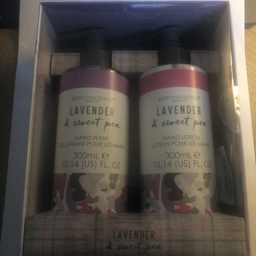 Body Collection Lavender & Sweet Pea Hand Wash/hand Lotion Set for sale