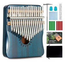 Kalimba Thumb Piano 17 Keys, Portable Mbira Finger Piano Gifts for Kids and Adul