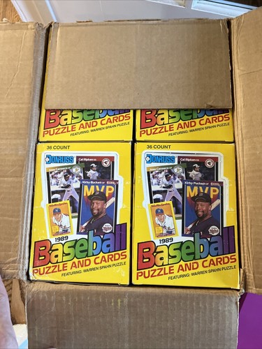 1989 Donruss Baseball 36 Pack Unopened Wax Box From Sealed Case Griffey Jr. RC?