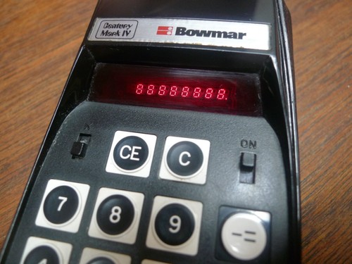 CENTURY MARK IV VERSION 1 BOWMAR 905 RARE VINTAGE CALCULATOR WORKS PERFECTLY - Picture 2 of 11