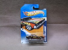 Hot Wheels 2011 165 Black Redlines Dodge Dixie Challenger Delran Fire Dept