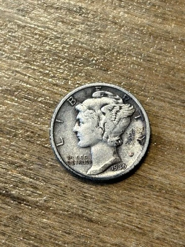 1936S Mercury Dime VF