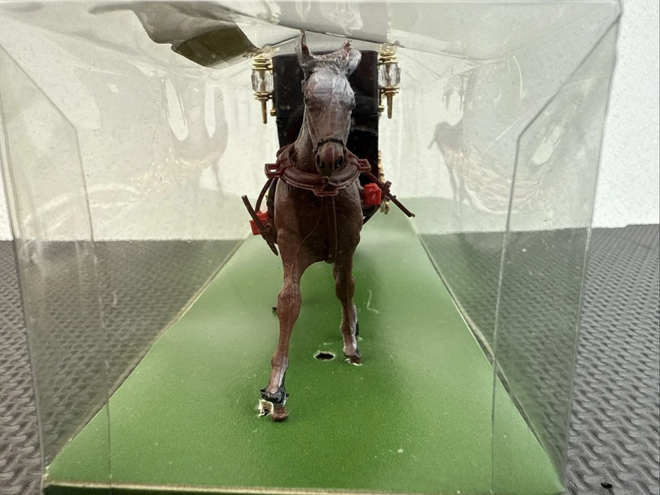 1/43 Brumm histórico carruaje tirado por caballos #020 Portantina Spagnolesca ¡¡RARO!!! Foto 4 de 4