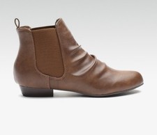 Dune Head Over Heels Brown Slip On Ankle Boot Size UK 3 EU 36 /REF11