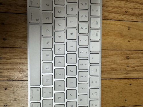 Clavier sans fil Apple Magic Keyboard Bluetooth A1644 blanc TESTÉ FONCTIONNE - Photo 3/16