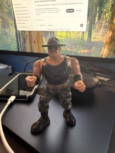 WWF/WWE Hasbro Sgt Slaughter 1991...
