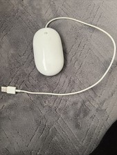 Apple USB Wired Optical Mouse Model A1152 Classic Genuine OEM White