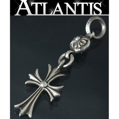 CHROME HEARTS Chrome Hearts 1 Ball Tiny CH Cross Pendant Top Men s