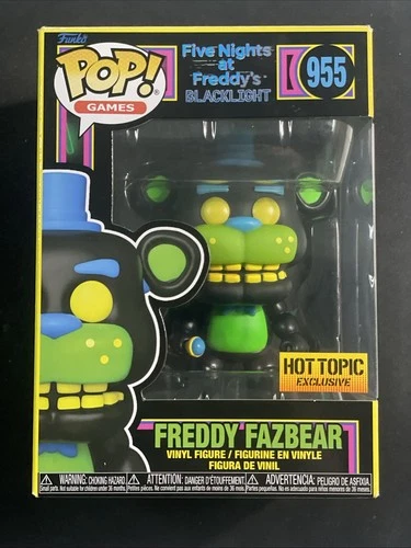 Funko Pop! Vinyl: Five Nights at Freddy's - Freddy Fazbear (Black Light) -...