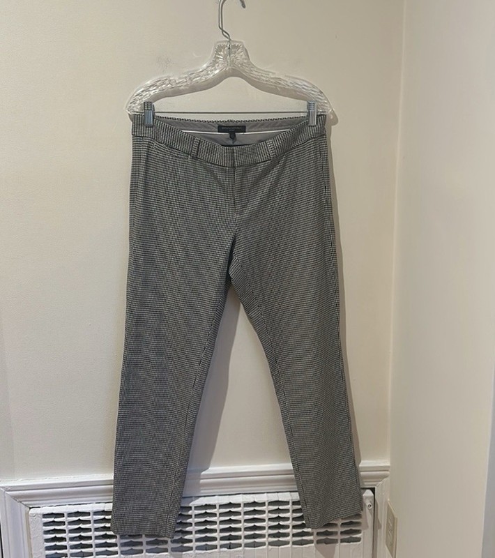 Banana Republic Women’s Sloan Black White Dress Pants Size 6